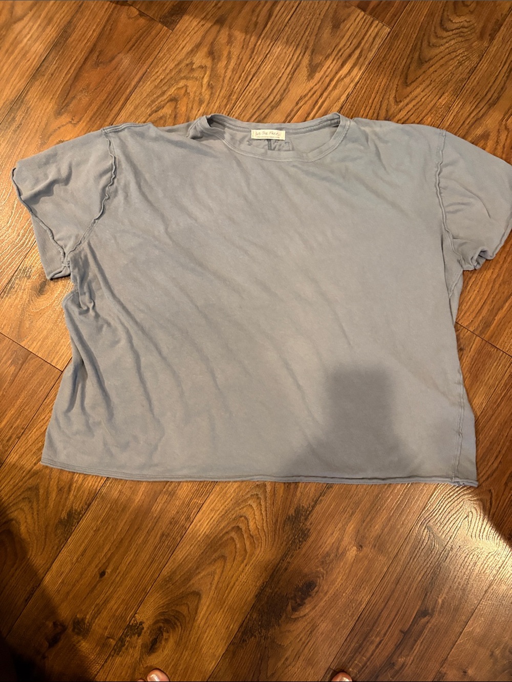 We The Free Relaxed Crew Tee in Slate Blue